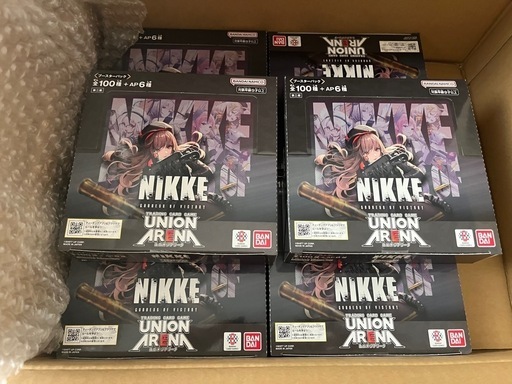 ユニオンアリーナ NIKKE 勝利の女神 新品未開封テープ付き6BOX ニケ