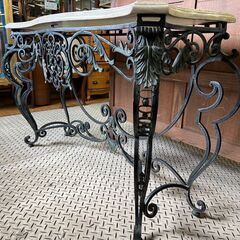 【愛品館八千代店】THEODORE ALEXANDER（セオドアアレキサンダー）メートランドスミス　大理石　アイアン　コンソール