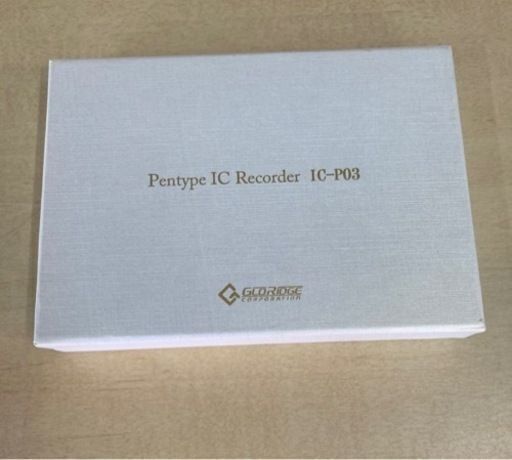 【SALE】グローリッジ IC-P03 [ペン型 ICレコーダー ペンボイスF ブラック] リサイクルショップ宮崎屋　住吉店24.10.10