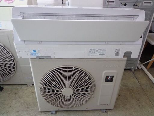 SHARPルームエアコン　２０２０年　４．０KW　１１～１７畳　ロボ付き　ブルーフィン　標準工賃込み