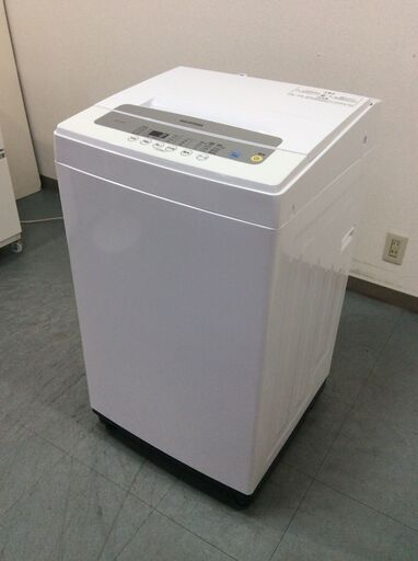 (8/17受渡済)JT9301【IRISOHYAMA/アイリスオーヤマ 5.0㎏洗濯機】美品 2021年製 IAW-T502E 家電 洗濯 簡易乾燥付