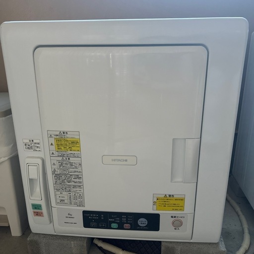 HITACHI 衣類乾燥機 6kg DE-N60WV