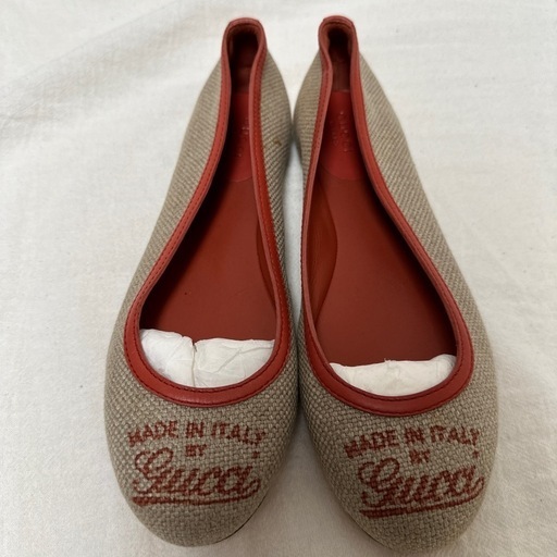 新品 Gucci 24cm フラットシューズ