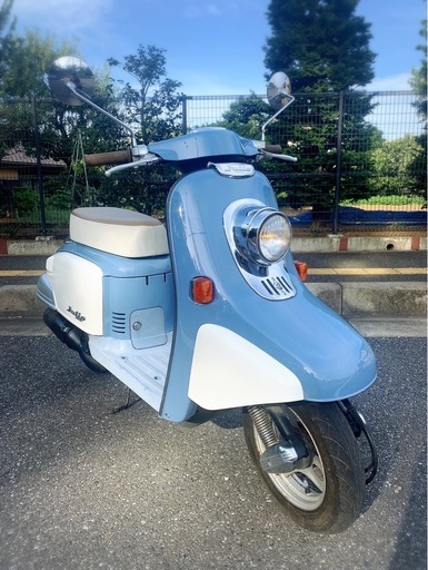 売約済み55⭐️ジュリオ⭐️レトロ車両、オイル補充、　　 バッテリー充電済み、ホンダ、 HONDA、原付、バイク
