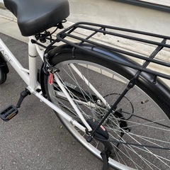 受け渡し者決定○【数回使用】自転車 シティサイクル 6段変速VOITURE