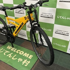 【成約済】No.104【整備済/美品/マウンテンバイク/HUMMER/イエロー】