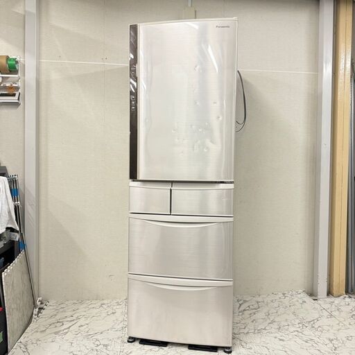19228  Panasonic 大容量5D冷蔵庫　自動製氷  411L ◆大阪市内・東大阪市他 6,000円以上ご購入で無料配達いたします！◆ ※京都・高槻・枚方方面◆神戸・西宮・尼崎方面◆生駒方面、大阪南部方面　それぞれ条件付き無料配送あり！