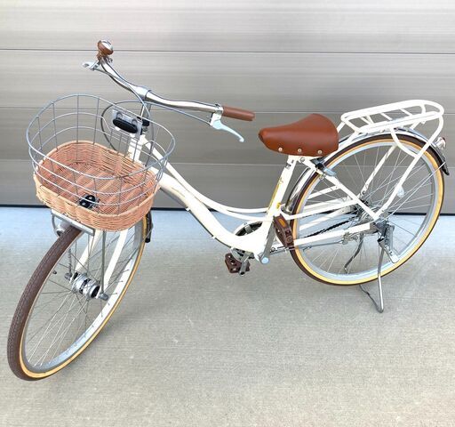 女の子自転車・24インチ・LED常時点灯ライト