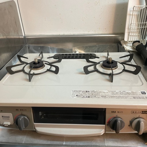 2020年製リンナイ2口ガスコンロ※グリル未使用