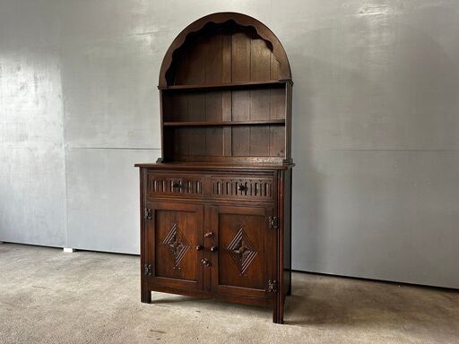 『JayceeFurniture』ジェイシーファニチャー ウェルシュドレッサー カップボード キャビネット 食器棚 飾棚 飾り棚