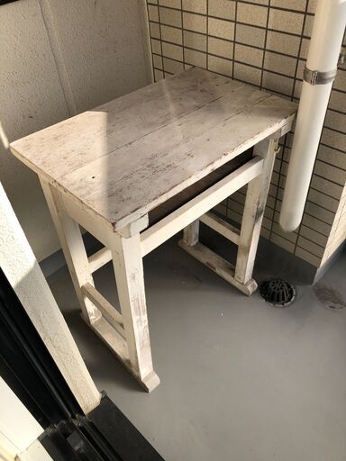 アンティーク　小学校　学習机