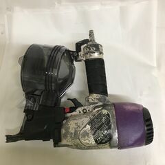 【北見市発】ヒタチ HITACHI 日立 65mmロール釘打ち機 NV65AJ 紫 (D5960arwrY)