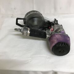 【北見市発】ヒタチ HITACHI 日立 65mmロール釘打ち機 NV65AJ 紫 (D5960arwrY)