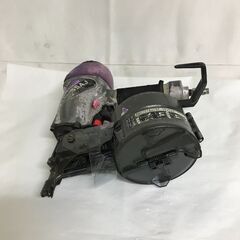 【北見市発】ヒタチ HITACHI 日立 65mmロール釘打ち機 NV65AJ 紫 (D5960arwrY)