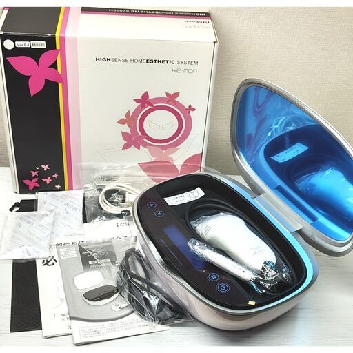 【残96.3%以上】脱毛器 ケノン Ver8.4 パールホワイト 眉毛脱毛器付き