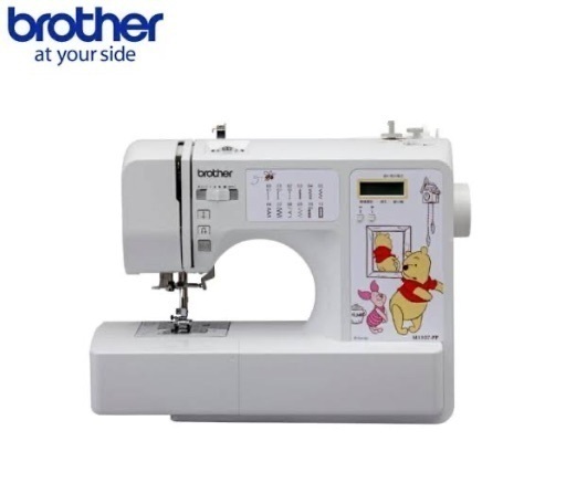 【新品/未使用】brother コンピューターミシン くまのプーさん M1107-PP CPV7801