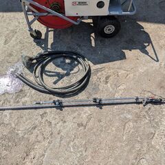 鹿児島発 丸山 自走式整列動噴 MS330CNA 切り替え畦畔ノズル付き