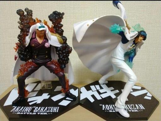 フィギュアーツZERO\nBattle ver\n赤犬　サカズキ\n青雉　クザン