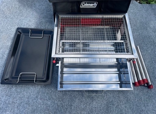 新品 ケース付 クールスパイダープロ  Coleman BBQ バーベキューコンロ コールマン