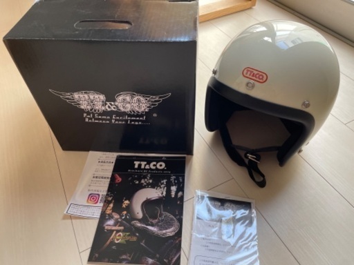 TT\u0026CO. スーパーマグナム　ジェットヘルメット　試着のみ/ほぼ新品