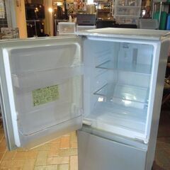 SHARP 137L 2ドア冷蔵庫 SJ-D14E-S シルバー 2018年製 シャープ 冷蔵庫 札幌市東区 新道東店