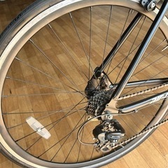 No.204 クロスバイク サカモト 700C エアーオン II (マットブラック) SAKAMOTO air on 2整備済み