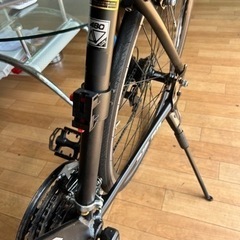 No.204 クロスバイク サカモト 700C エアーオン II (マットブラック) SAKAMOTO air on 2整備済み