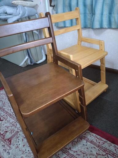 ベルメゾン　ダイニング学習にぴったりの座面可動式チェア