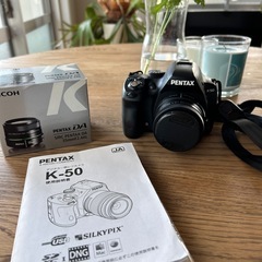 PENTAX DA K-50デジタル一眼レフカメラ　レンズ付き傷なし