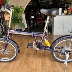 No.205 MYPALLAS(マイパラス) 折畳セミファットバイク 20インチ シマノ製 6段ギア整備済み