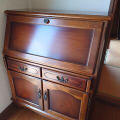 オールドカリモク コロニアルシリーズ ライティング ビューロー デスク