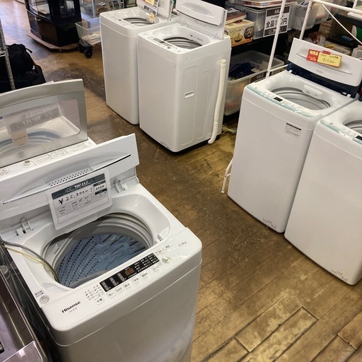 在庫処分特価　洗濯機！店頭価格に関係なくジモティ見たで8000円！