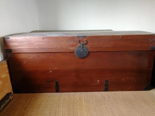 ② 古民家風家具　長持　時代屋