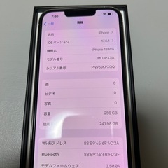 iPhone13Pro 256gb シルバー