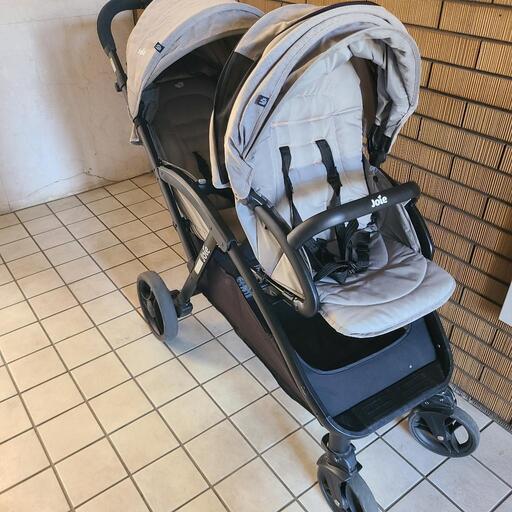 本日限定最終価格！joie ベビーカー グレー JOIE 2人乗り用ベビーカー