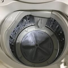 【北見市発】シャープ SHARP 全自動電気洗濯機 ES-GE5B-T 5.5㎏ 2018年製 白 一人暮らし (E2952mkyY)