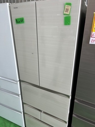 早い者勝ち大セール‼️‼️＋ご来店時、ガンお値引き‼️TOSHIBA(東芝) 462年製 462L 6ドア冷蔵庫