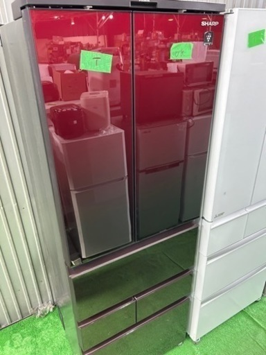 早い者勝ち大セール‼️‼️＋ご来店時、ガンお値引き‼️SHARP(シャープ) 2022年製 457L 6ドア冷蔵庫