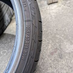 ニットー NT55 中古タイヤ 215/40R18 4本セット 工賃込み