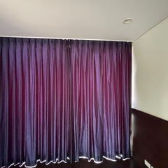 高級サテンカーテン(レース、紐付き)