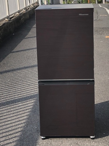 (ジM-69)SALE‼️¥13,200(税込) Hisense ノンフロン冷凍冷蔵庫 HR-G13C-BR 2022年製