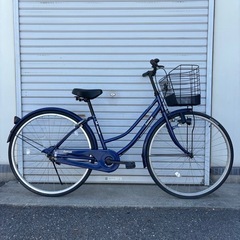 【整備士による点検済】　☆前後タイヤ新古品☆   27型　シティーサイクル　防犯登録料込価格︎‼︎ 整備士による点検済】 ☆前後タイヤ新古品☆ 27型 シティーサイクル 防犯