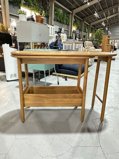 ★関家具 スーク★ モデルルーム品 コンソールテーブル サイドテーブル 作業台 北欧 ナチュラル 天然木 木製