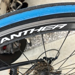 パンサークロスバイク、自転車、ブルー