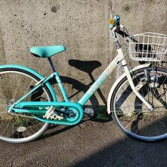 B423 子供自転車★ブリヂストン★ECOPAL★24インチ★変速無し