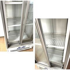 瓶ビール　日本酒　ワイン　ペットボトル　サンヨー 冷蔵ショーケース 業務用 100V スライド扉 厨房 厨房機器 SMR-SS81F