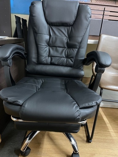 デスクチェア＊ハイバックチェア＊オフィスチェア＊フットレスト付き＊未使用