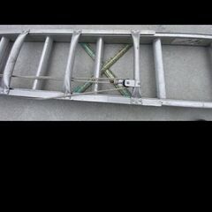 定価2.8万　福岡発　アルインコ　 CDー70　伸縮2連はしご　4ｍ～7ｍ　幅40㎝　中古品