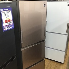 M-19【ご来店いただける方限定】SHARPの3ドア冷凍冷蔵庫です