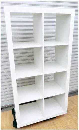 ①　収納　ラック　オープンラック　ディスプレイラック　2×4段　オープンシェルフ　収納棚　飾り棚　本棚　キャビネット　インテリア